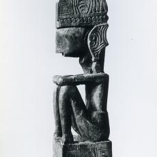 Menschliche Figur, Indonesien, 19. Jh., Slg. Boehm, Inventarnummer IV/2914, Foto um 1970, Archiv MNM