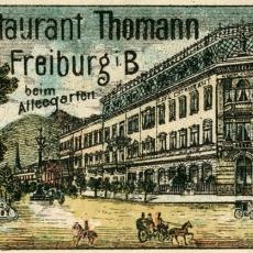 Karte Hotel & Restaurant Thomann, o. J., Foto: Archiv Manfred Gallo