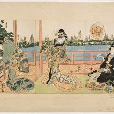 Coloured woodblock print by Utagawa Kunisada, Japan, 19th century, Grosse Coll., inventory number V/2041, photo: Axel Killian