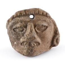 Clay head, Mexico, 19th century, Schottelius Coll., inventory number III/0246, photo: Axel Killian