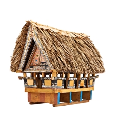 © Städtische Museen Freiburg – Museum Natur und Mensch, "bai" – Modell eines Versammlungshauses von Palau, Foto: Axel Killian