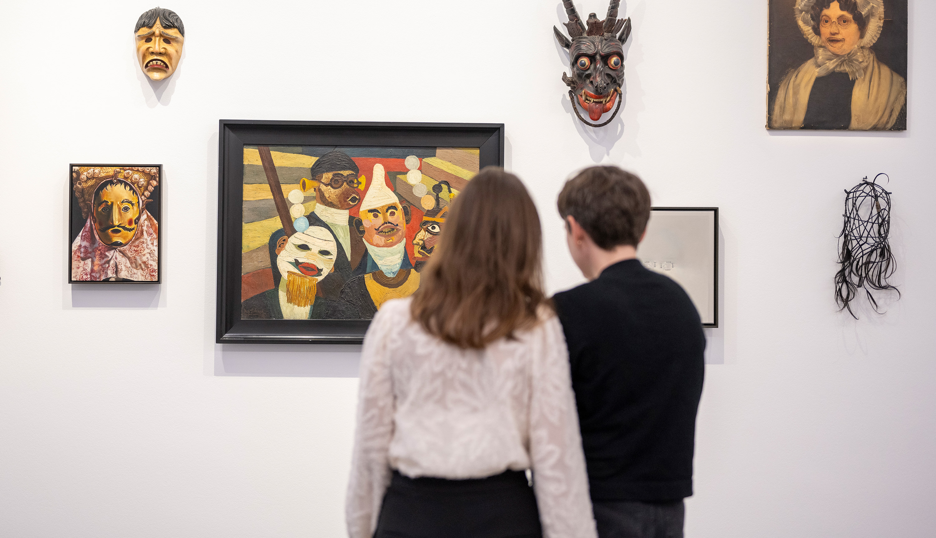 Francis Picabia, Trois Mimes (Trois Clowns), ca. 1936, Privatsammlung © VG Bild-Kunst, Bonn 2023 Foto: Jens Kunath