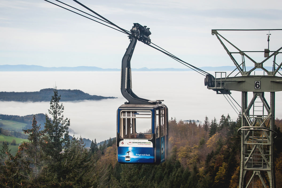 Gondel der Schauinslandbahn